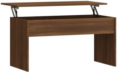 vidaXL Coffee Table Brown Oak 40.2"x19.9"x20.7" Engineered Wood