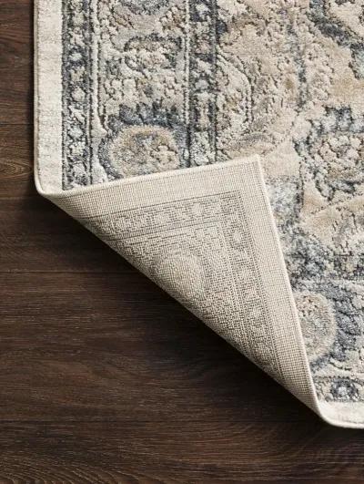 Teagan TEA01 Natural/Light Grey 6'7" x 9'2" Rug