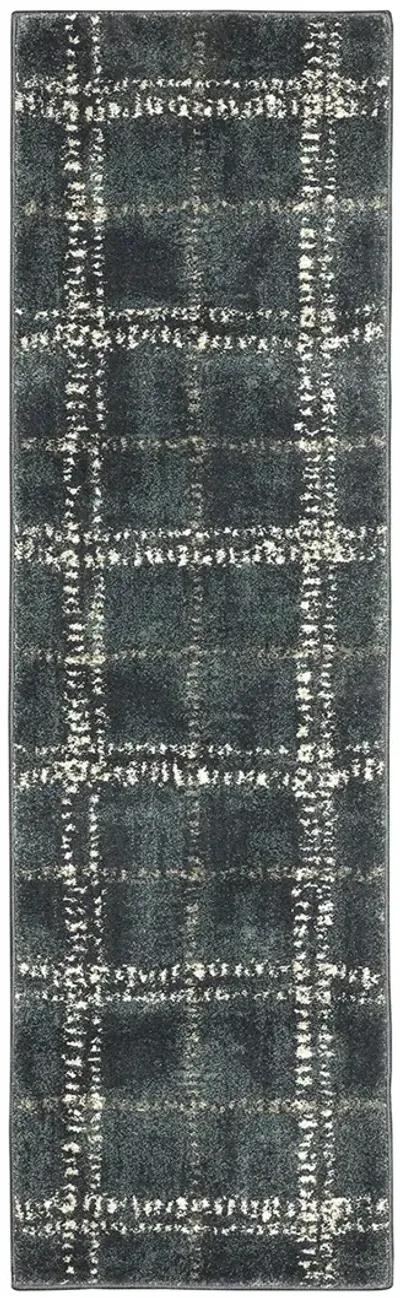 Carson 2'3" x 7'6" Blue Rug