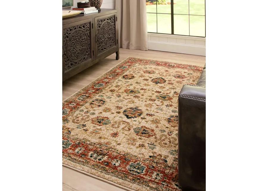 Spice Market Koyna Cream 2' 4" X 7' 10" Rug