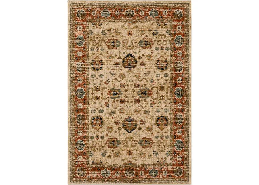 Spice Market Koyna Cream 2' 4" X 7' 10" Rug