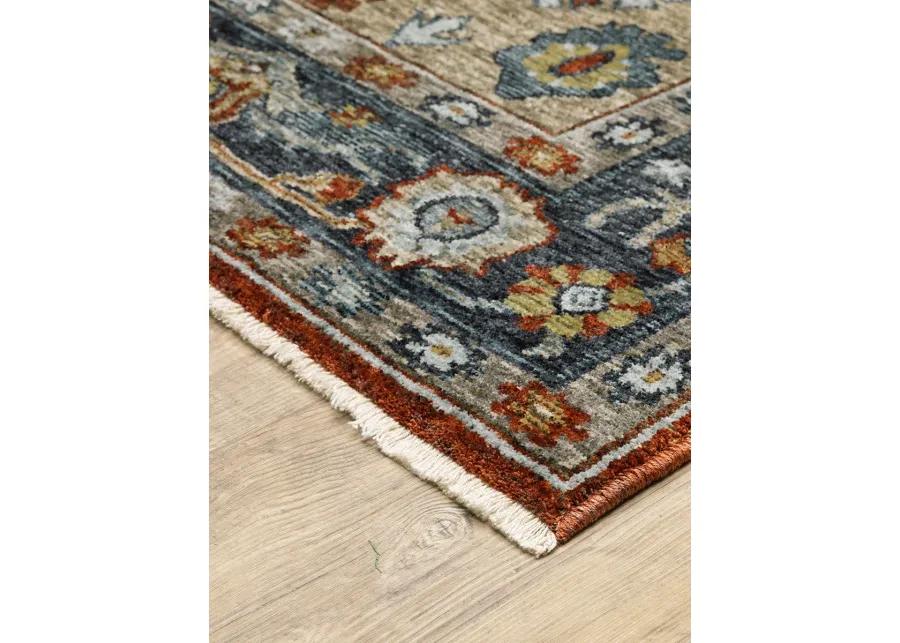 Aberdeen 5'3" x 7'6" Red Rug