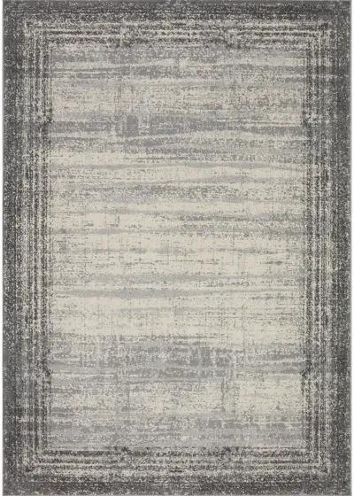 Austen AUS02 Pebble/Charcoal 3'11" x 5'7" Rug