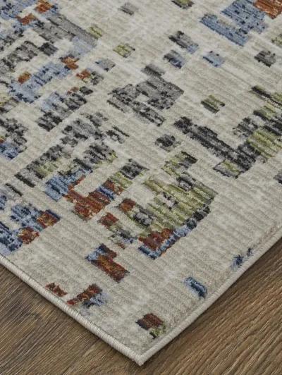 Sonora 39NVF 6'7" x 9'6" Ivory/Green/Blue Rug