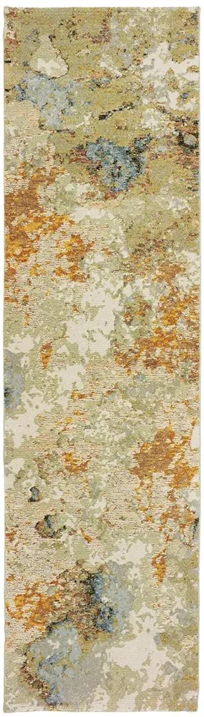 Evolution 2'6" x 12' Gold Rug