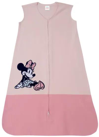 Lambs & Ivy Disney Baby Minnie Mouse Pink Appliqued Cotton Wearable Blanket