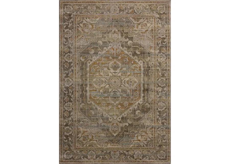 Mona Bark/Sunrise 2'6" x 10'0" Runner Rug by Magnolia Home by Joanna Gaines x Loloi