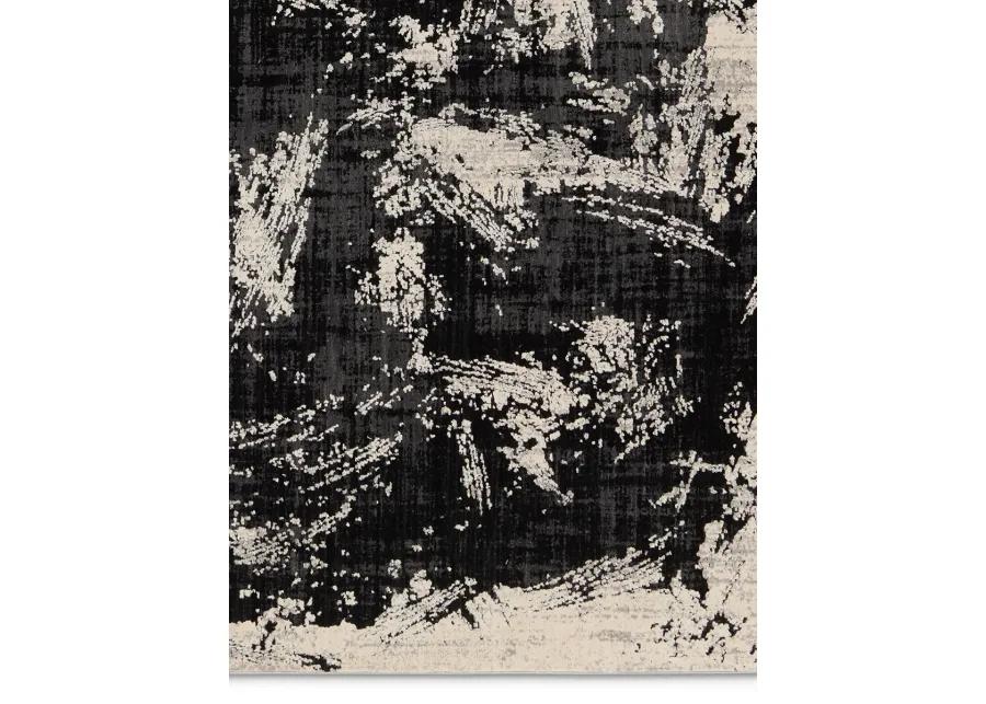 Graphite Dusk Black 8' x 10' Rug