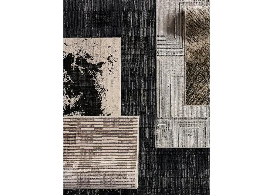 Graphite Dusk Black 8' x 10' Rug