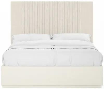 Blanc Queen Upholstered Panel Bed