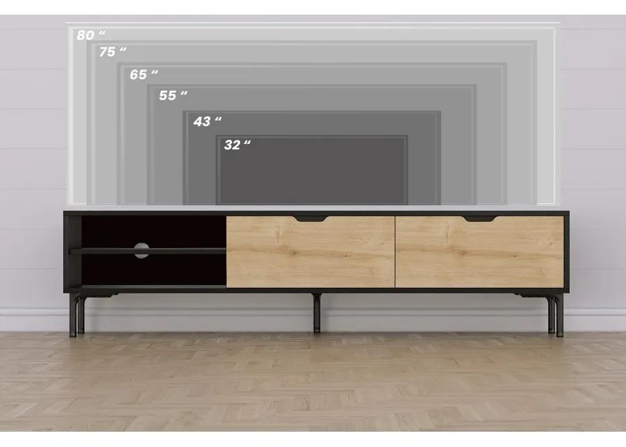 Riga 71" Tv Stand With Legs Tiger