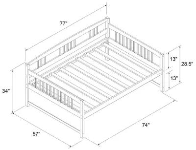 Mathilda Full Wood Daybed, Espresso