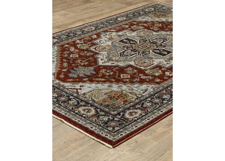 Aberdeen 9'10" x 12'10" Red Rug