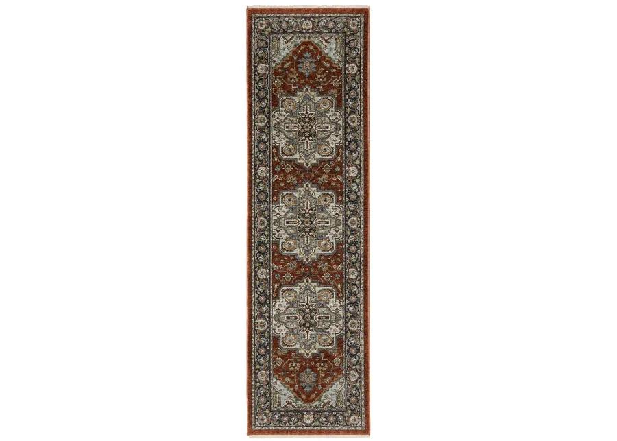 Aberdeen 9'10" x 12'10" Red Rug