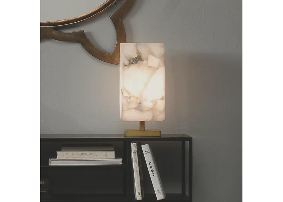 Ghost Axis Alabaster Table Lamp