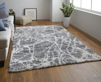 Mynka 39IDF Gray/Ivory 4' x 6' Rug