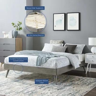 Modway - Margo King Wood Platform Bed Frame