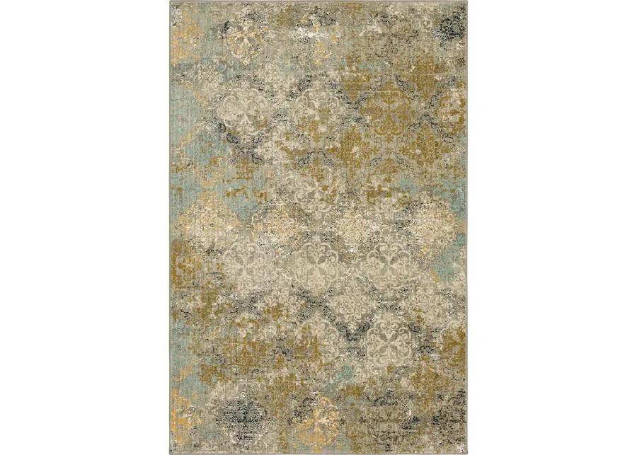 Touchstone Moy Willow gray 8' ROUND Rug