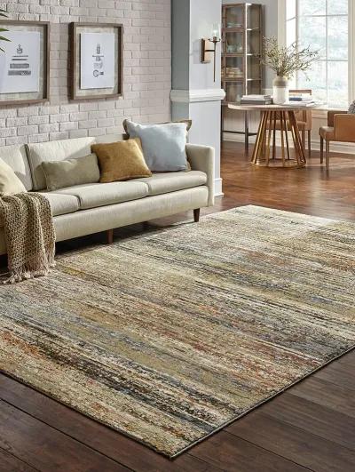 Atlas 1'10" x 3'2" Gold Rug