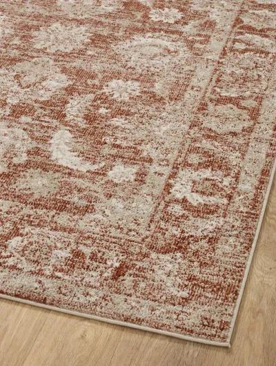 Odette ODT03 Rust/Ivory 6'7" x 9'6" Rug