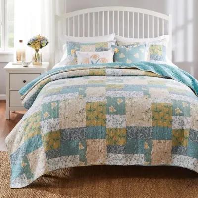 Greenland Home Fashions Evangeline Luxurious Comfortable 2 Pieces Quilt Set