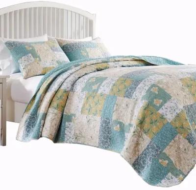 Greenland Home Fashions Evangeline Luxurious Comfortable 2 Pieces Quilt Set