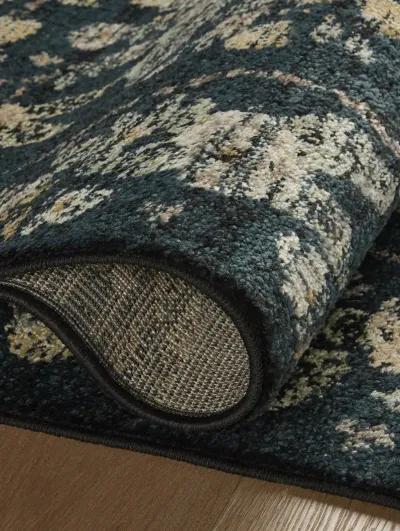 Laurel LAU-05 Navy 2''8" x 4' Rug by Rifle Paper Co.