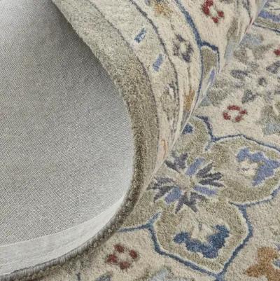 Rylan 8638F Taupe/Ivory/Red 2' x 3' Rug