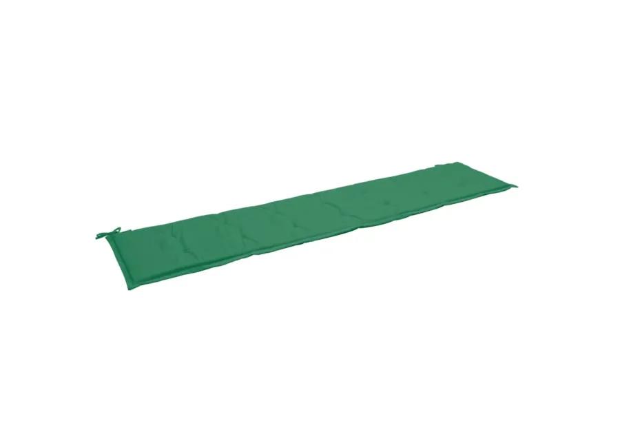 vidaXL Garden Bench Cushion Green 78.7"x19.7"x1.2"