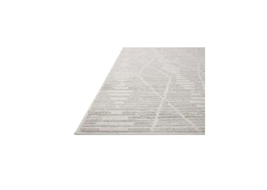 Kamala KAM02 Ivory/Silver 5'3" x 7'9" Rug