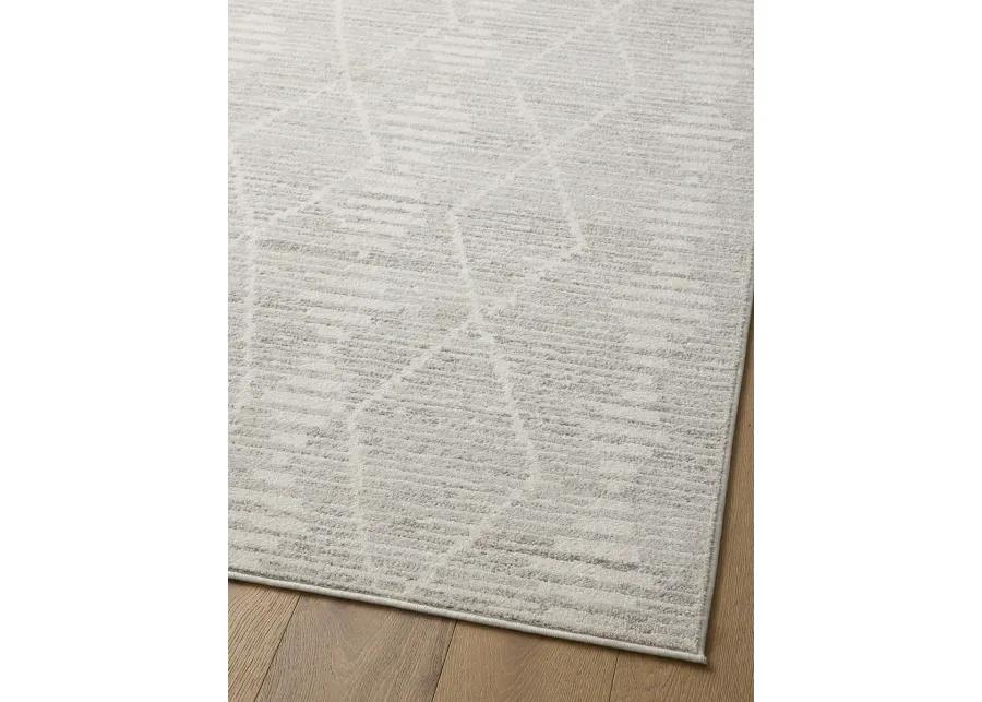 Kamala KAM02 Ivory/Silver 5'3" x 7'9" Rug