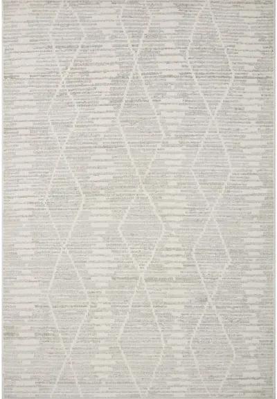 Kamala KAM02 Ivory/Silver 5'3" x 7'9" Rug