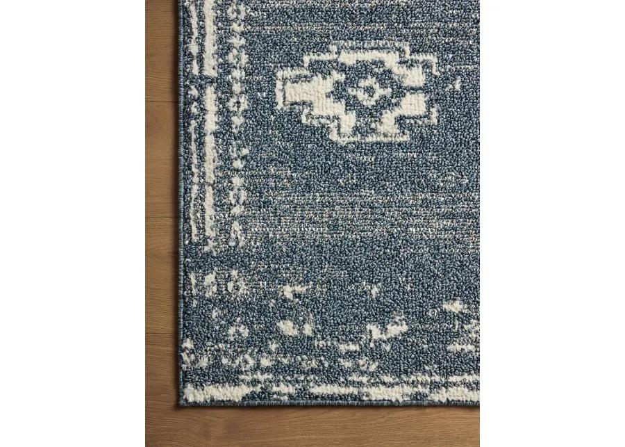 Gigi Denim/Ivory 7'10" x 10' Area Rug by Magnolia Home by Joanna Gaines x Loloi