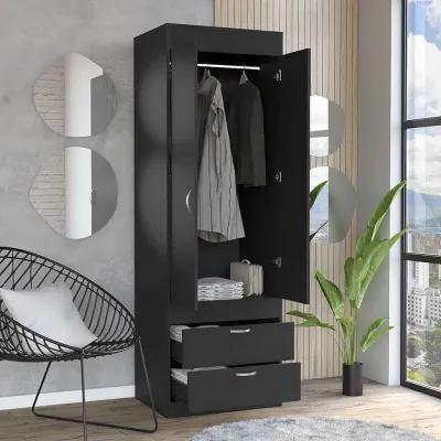 Armoire Tarento, Bedroom, Black