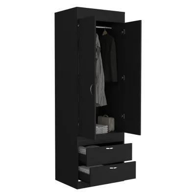 Armoire Tarento, Bedroom, Black