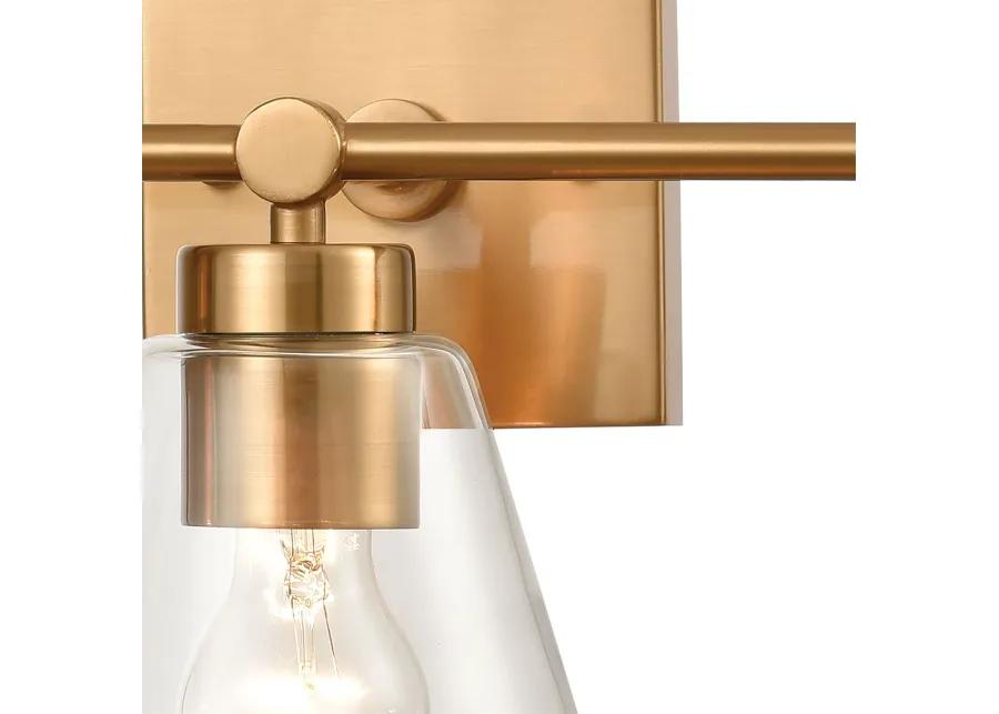 East Point 24'' Wide 3-Light Brass Vanity Light