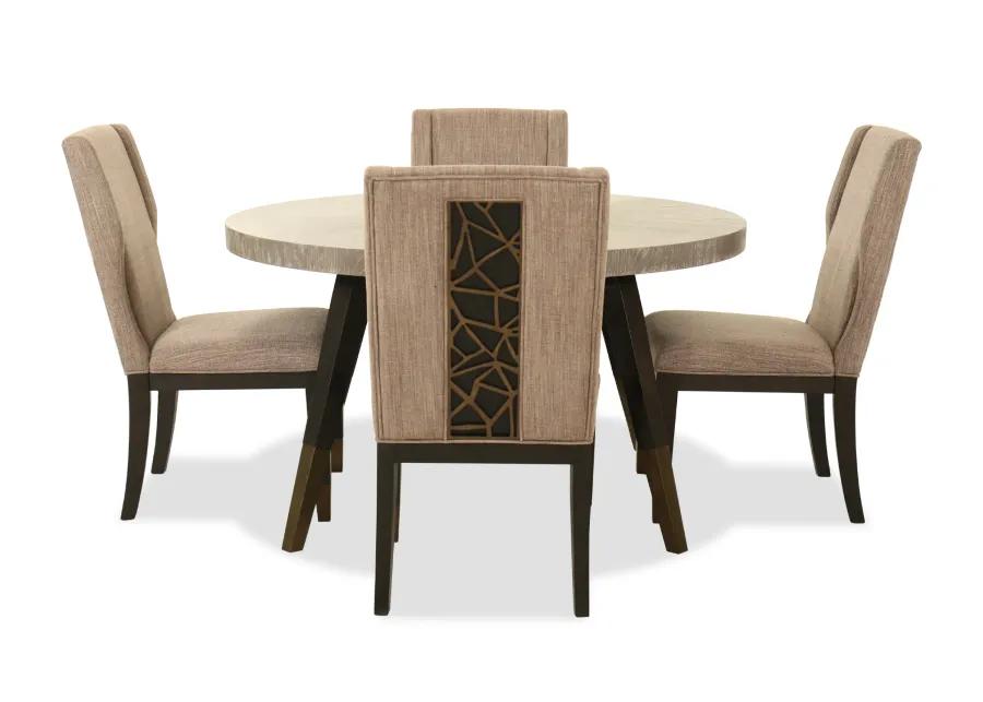 Ryker 5-Piece Round Dining Set