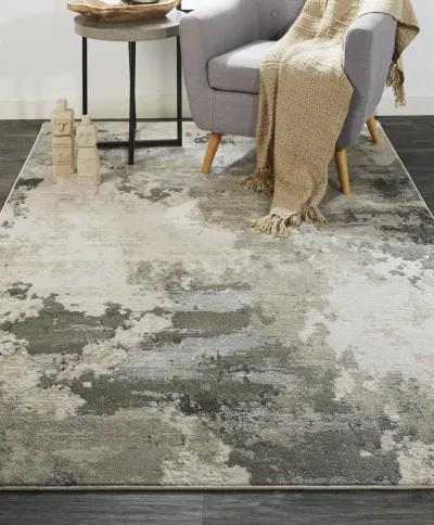 Prasad 3970F Ivory/Gray 5' x 8' Rug