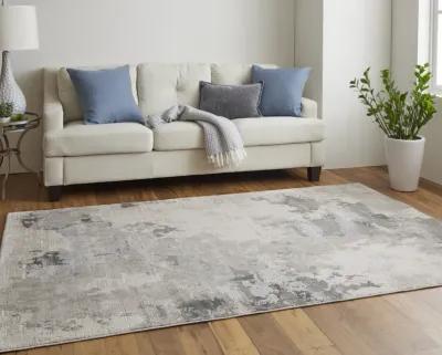 Prasad 3970F Ivory/Gray 5' x 8' Rug