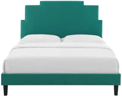 Modway - Lindsey Performance Velvet Twin Platform Bed