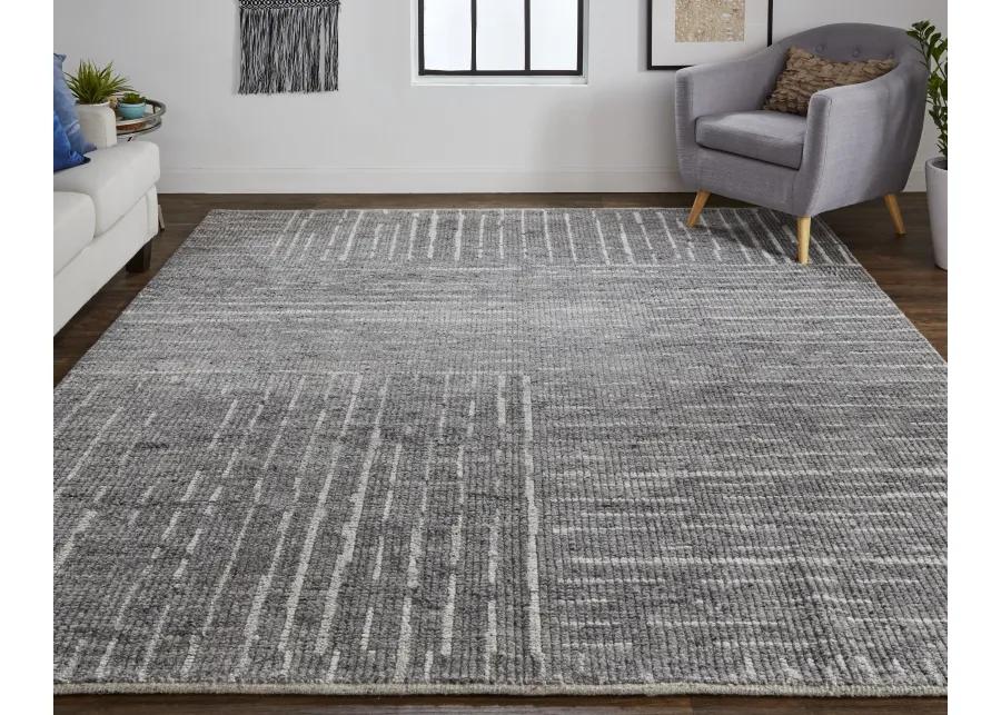 Alford 6913F Gray/Silver/Ivory 3'6" x 5'6" Rug