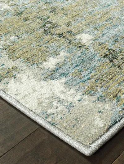 Evolution 8'6" x 11'7" Blue Rug