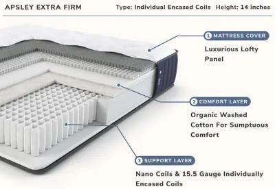 Apsley Extra Firm Split Cal King Mattresses