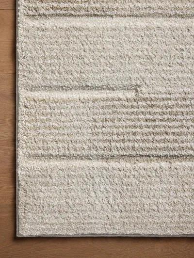 Silas SLA-02 Fog / Natural 3''7" x 5''7" Rug by