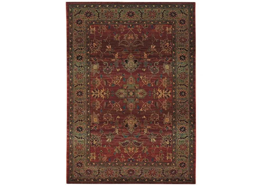 Kharma 2'6" x 9'1" Red Rug