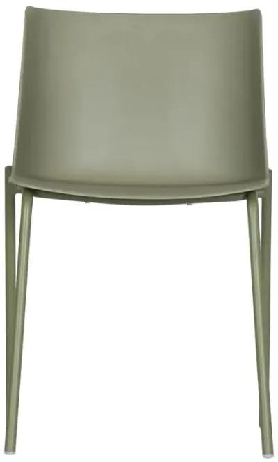 Moe's Home Collection Silla Outdoor Dining Chair Sage Green-Set Of Two