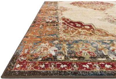 Isadora ISA04 Antique Ivory/Sunset 6' x 9' Rug by Loloi II