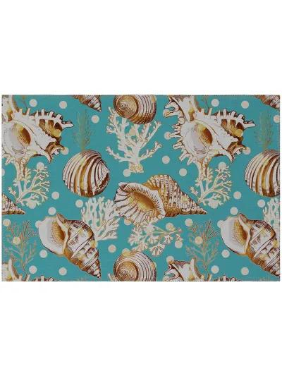 Seabreeze SZ6 Teal 20" x 30" Rug