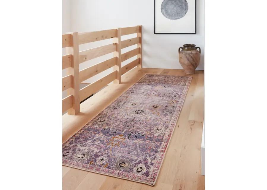 Swoon Elva Purple 2'6" x 8' Runner Rug