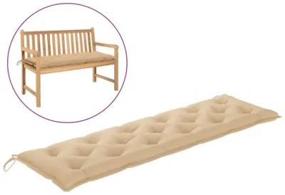 vidaXL Garden Bench Cushion Beige 70.9"x19.7"x2.8" Fabric